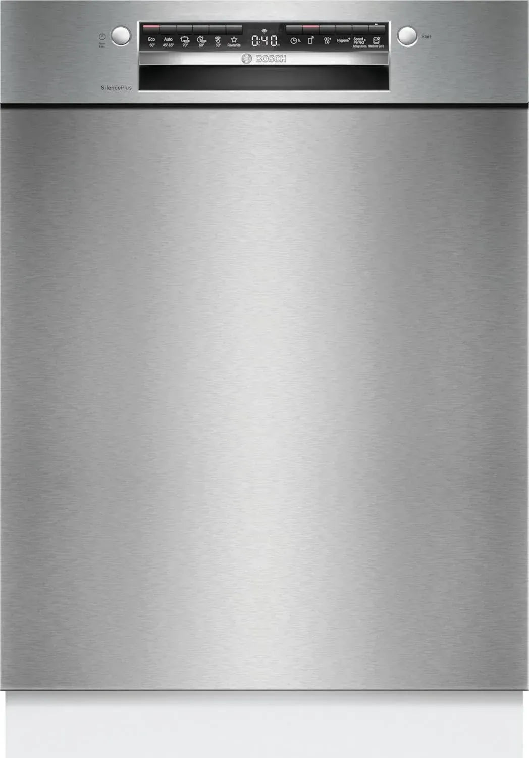 Bosch Serie 4 Unterbau Geschirrspüler 60 cm, Besteckschublade, leise, Edelstahl, AquaStop