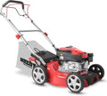 HECHT 4-Takt Benzinrasenmäher mit 40 cm Schnittbreite, 2,0 kW Motor, 40 l Fangkorb und Radantrieb