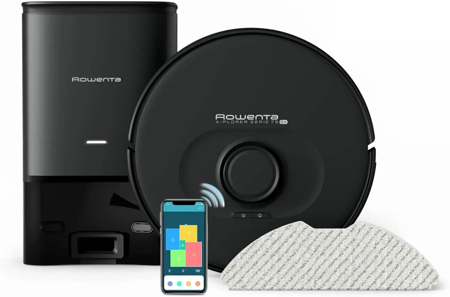 Rowenta X-Plorer Serie 75+ Saugroboter mit Laser-Navigation und Wischfunktion