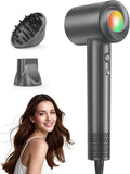 Profi-Ionen-Haartrockner mit Diffusor, 150.000 U/Min, schnelles Trocknen für Locken, Reisen und Salon