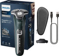 Philips Herrenrasierer Serie 5000 – Nass- und Trockenrasur, Präzisionstrimmer, Ladestation & Reiseetui