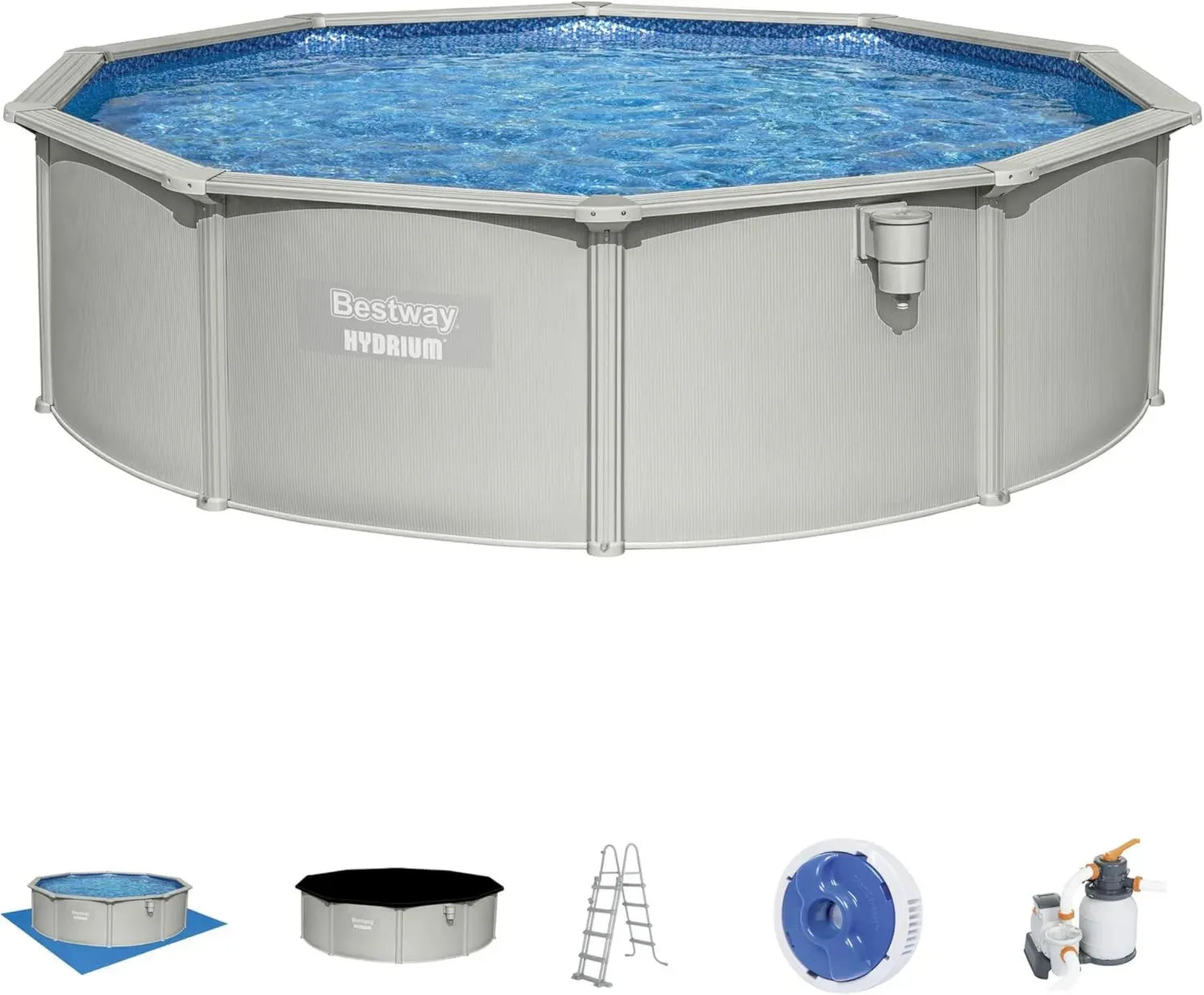 Bestway Hydrium Aufstellpool 460 x 120 cm mit Sandfilteranlage