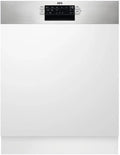AEG Teilintegrierter Geschirrspüler, 13 Maßgedecke, 60 cm, AirDry-Technologie, Edelstahl